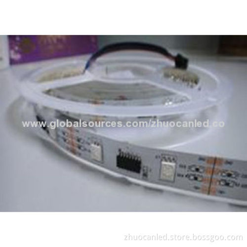 LED flexible strip, ws2801, SMD5050, waterproof